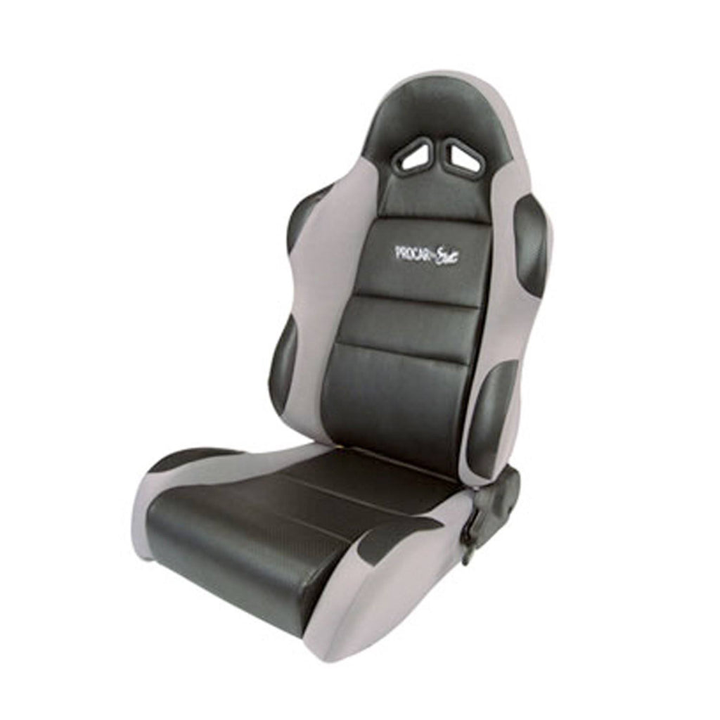 Gray Vinyl Velour Racing Seat M753
