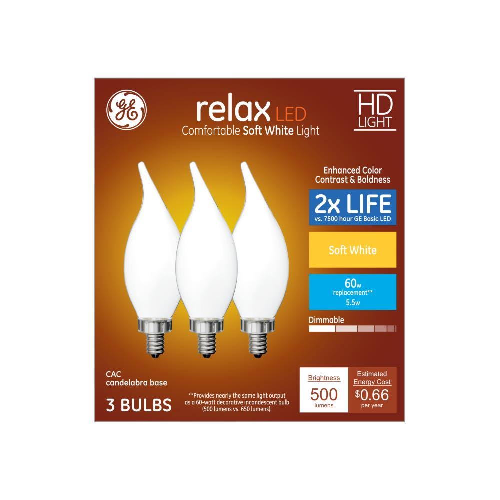 60-Watt Soft White Dimmable Candle Light Bulb (18-Pack) A36796