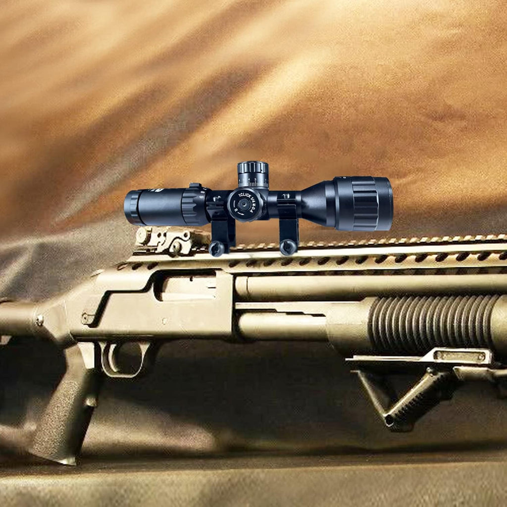 3-9x32 Tactical Rifle Scope with Mount Rings C596
