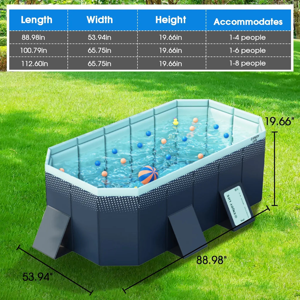 Foldable Above Ground Swimming Pool S262830