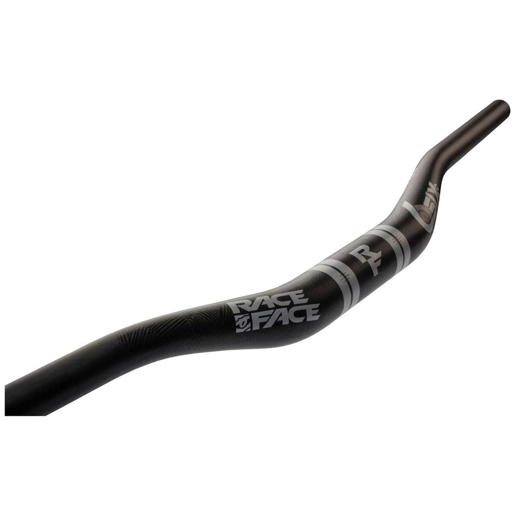 SixC Carbon Riser Handlebar 35 x 820mm 35mm Rise Silver F25918