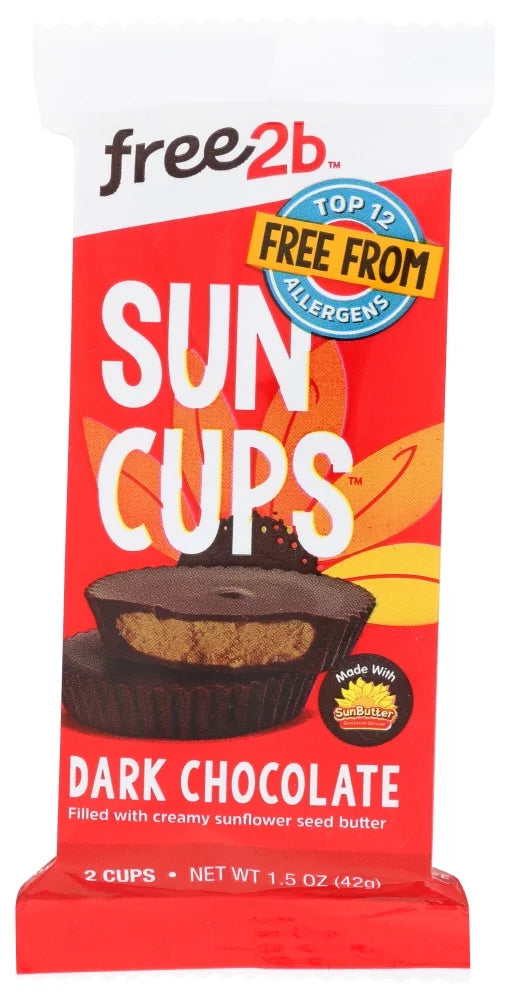Dark Chocolate Sunflower Butter Cups V6112