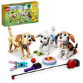 LEGO Creator 3 in 1 Adorable Dogs Building Toy Set, Featuring Dachshund, Beagle, Pug, Poodle, Husky, and Labrador Figures M686384