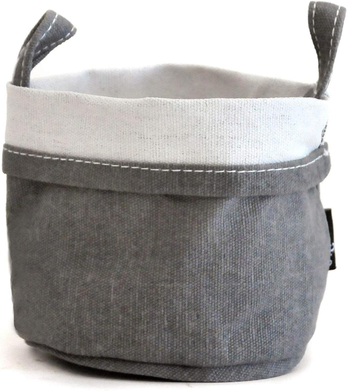 Recycled Canvas Storage Bucket 3-pack, Medium, Dots Navy K3304