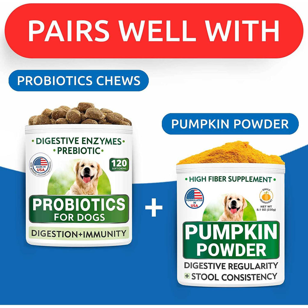 Pumpkin Powdered Fiber Supplement for Dogs 8.1oz S5326
