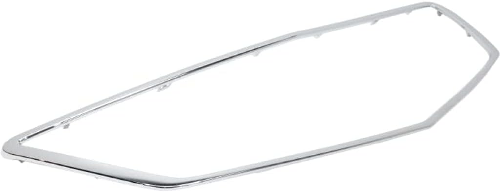 Chrome Plastic Grille Assembly with Clips W16419