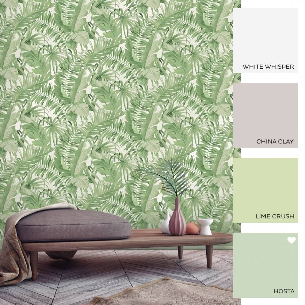 Tropical Wallpaper Green E129945