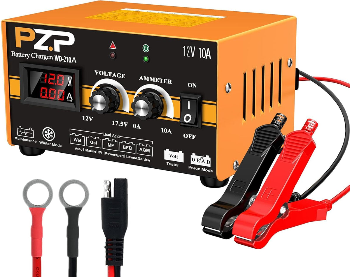 0-10 Amp 12v Automotive Battery Charger V4513