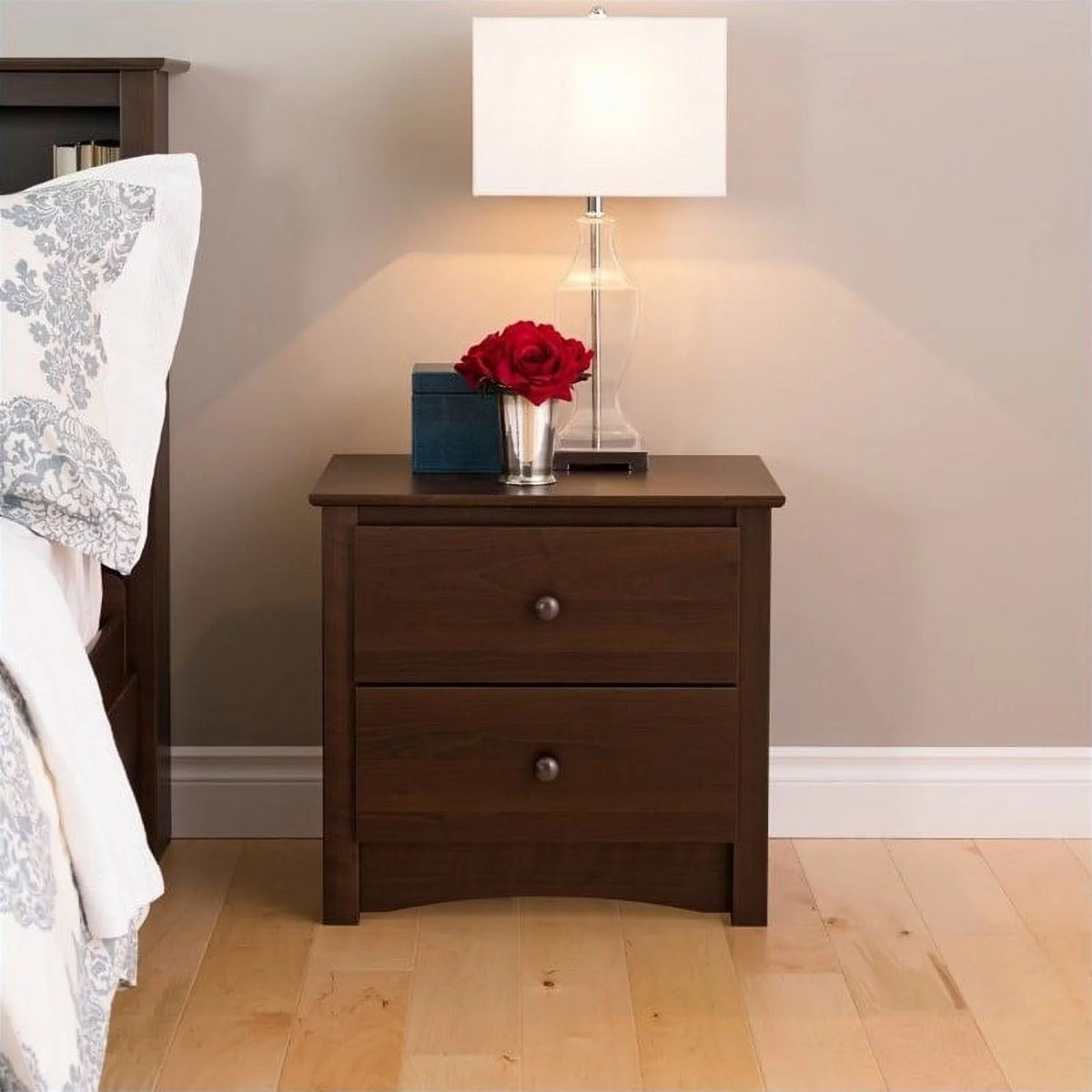 5-Piece Set with 2 Night Tables Chest Dresser and Tall Nightstand S8740