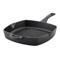 10 Inch Black Cast Iron Grill Pan O9054