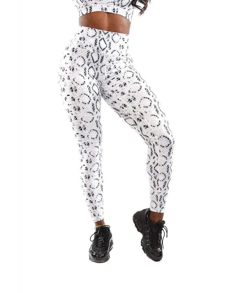White Cobra Leggings P9559