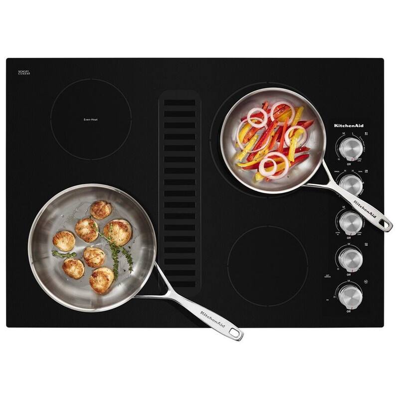 Electric Downdraft Cooktop in Black with 4 Elements G62012