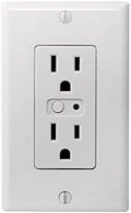 White Z-Wave Single Wall Outlet D846