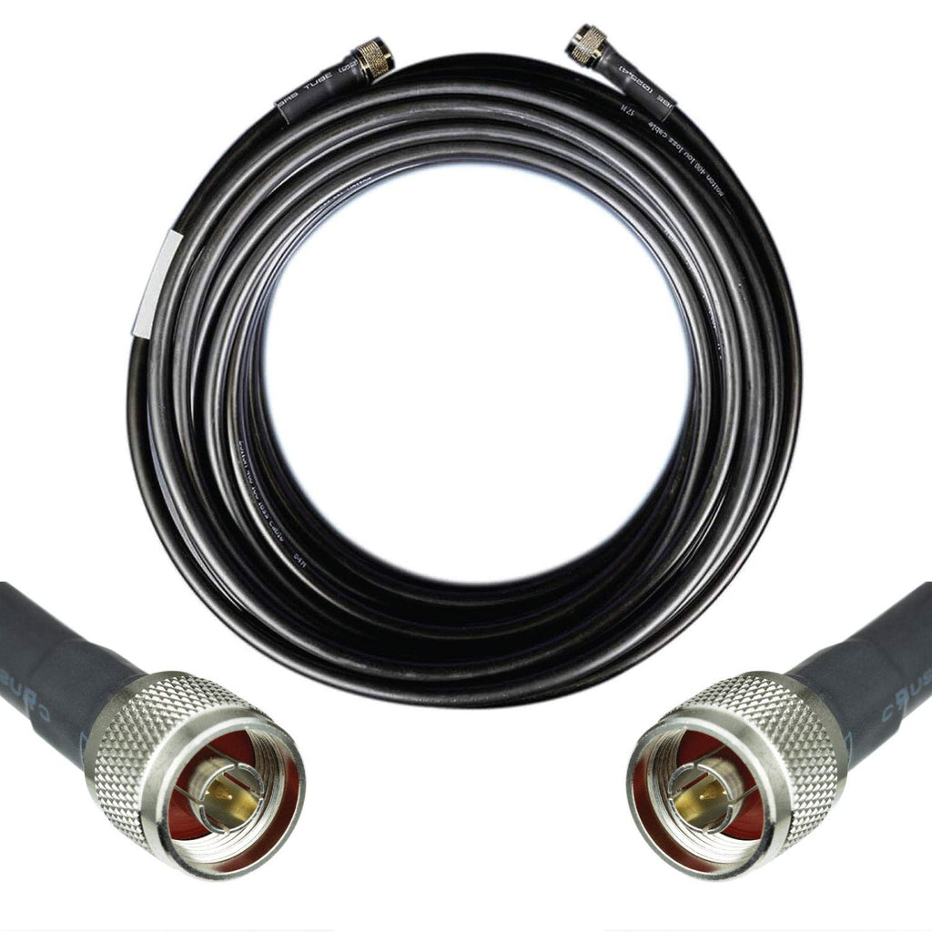 75ft N Male to N Male Ultra Low Loss Coaxial Cable 50ohm R51010