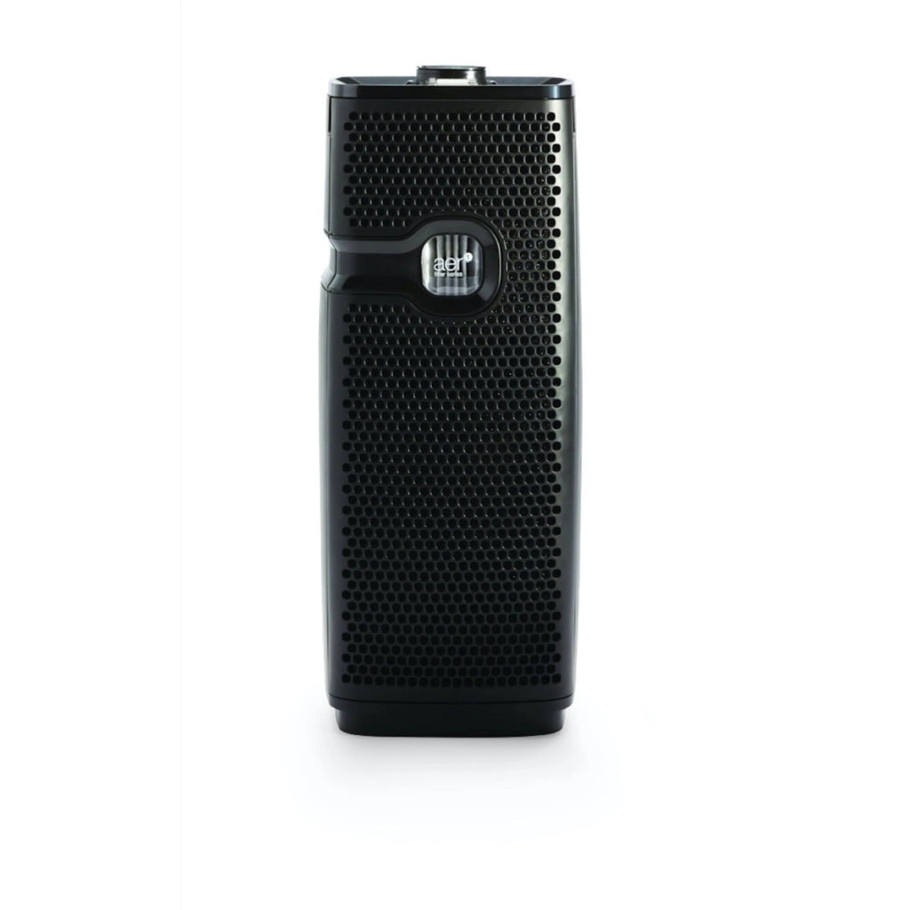 Black True HEPA Mini Tower Air Purifier Z222298
