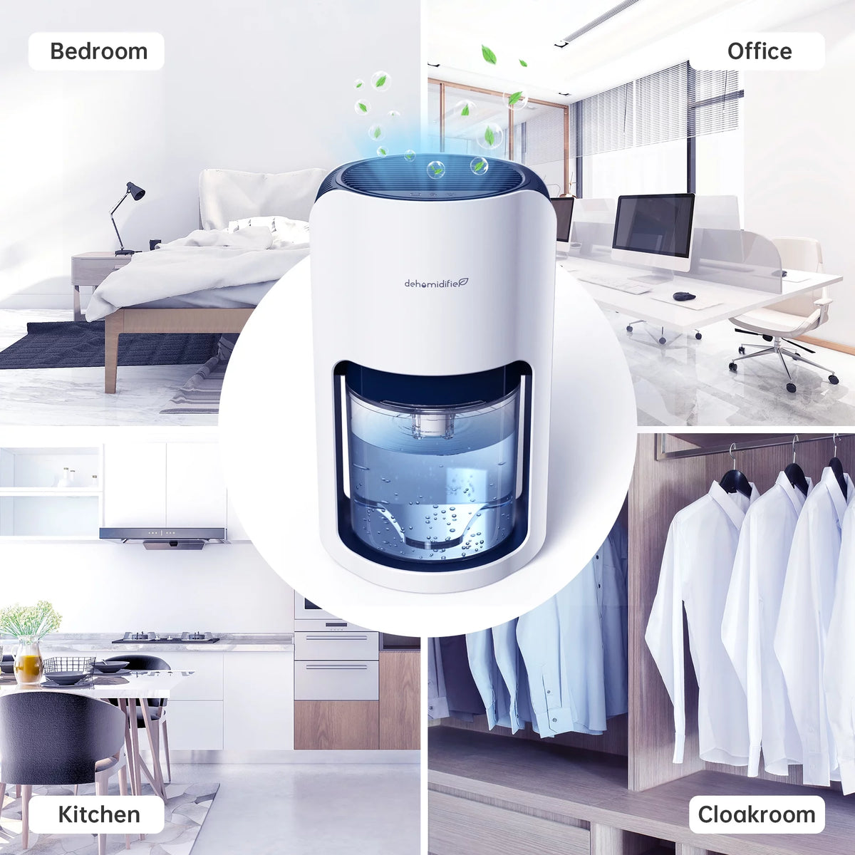 1200ml Ultra Quiet Dehumidifier with Automatic Defrosting C843