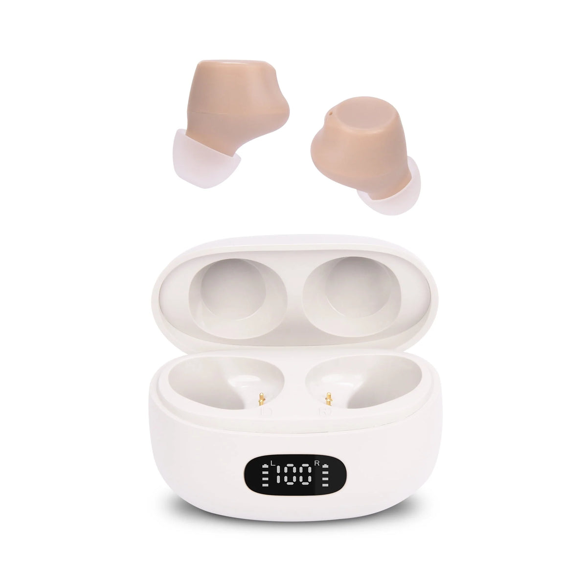 Beige In-Ear Hearing Aids E1252