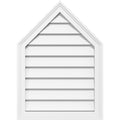 Peaked Top Surface Mount PVC Gable Vent X115