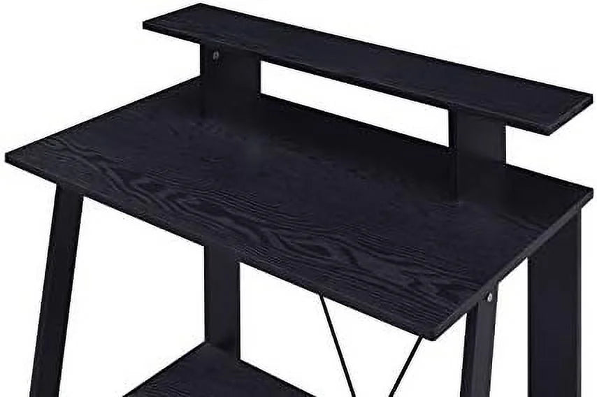 Industrial Computer Desk with Shelves 32" L x 18" W x 35" H T694901