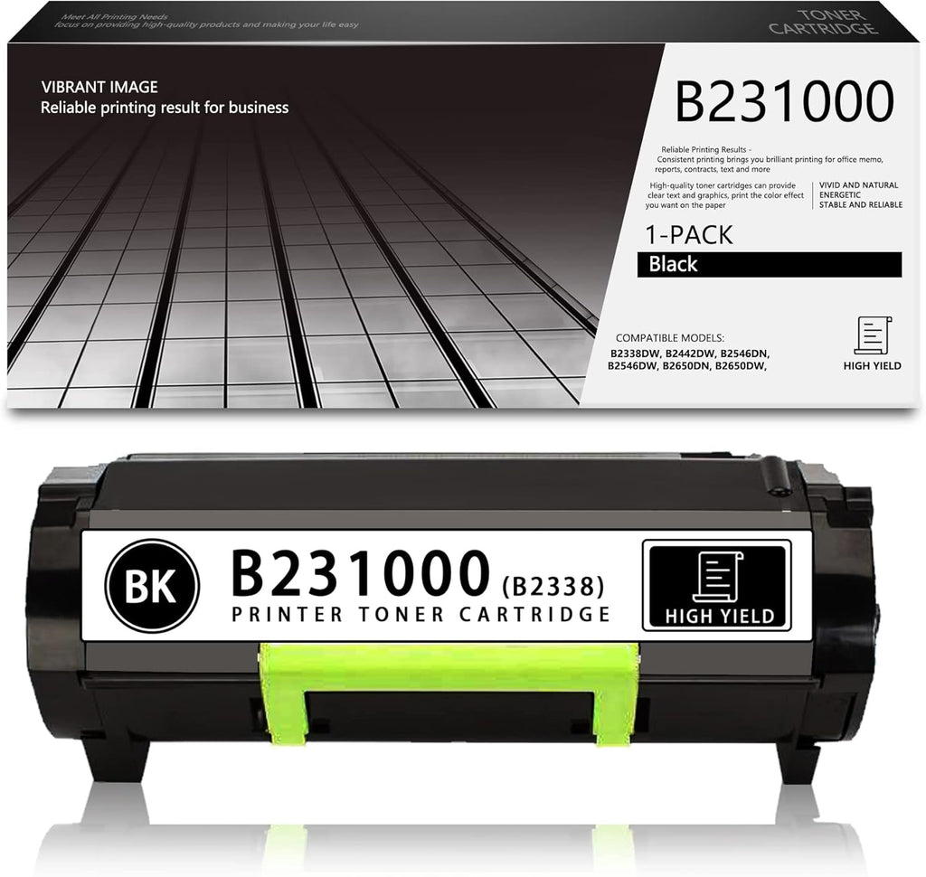 Compatible Remanufactured Toner Cartridge 1 Black K386980