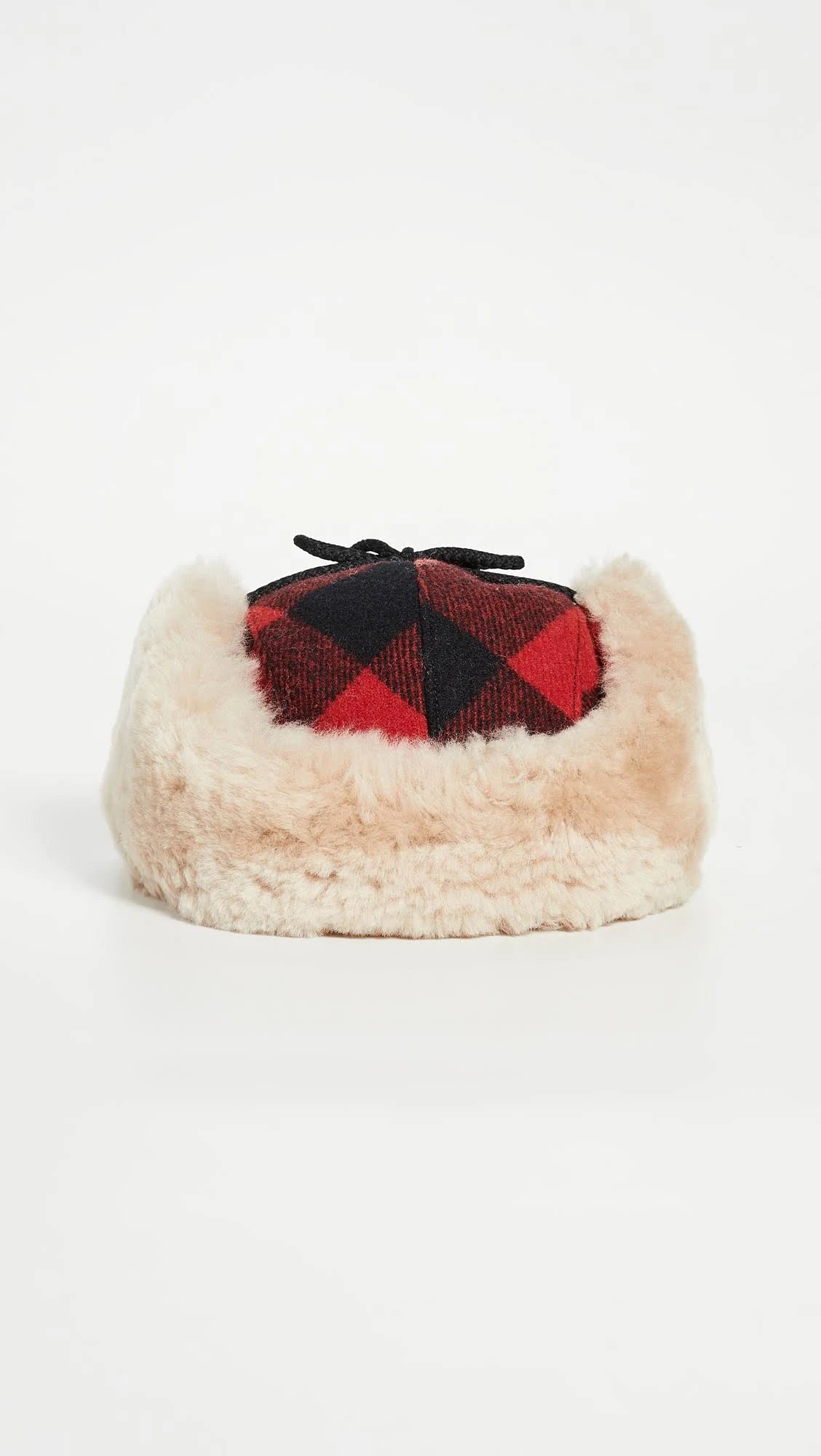 Mackinaw Cap Red Black H292