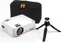 Home Projector with Tripod and Case, 1080p HD I77008
