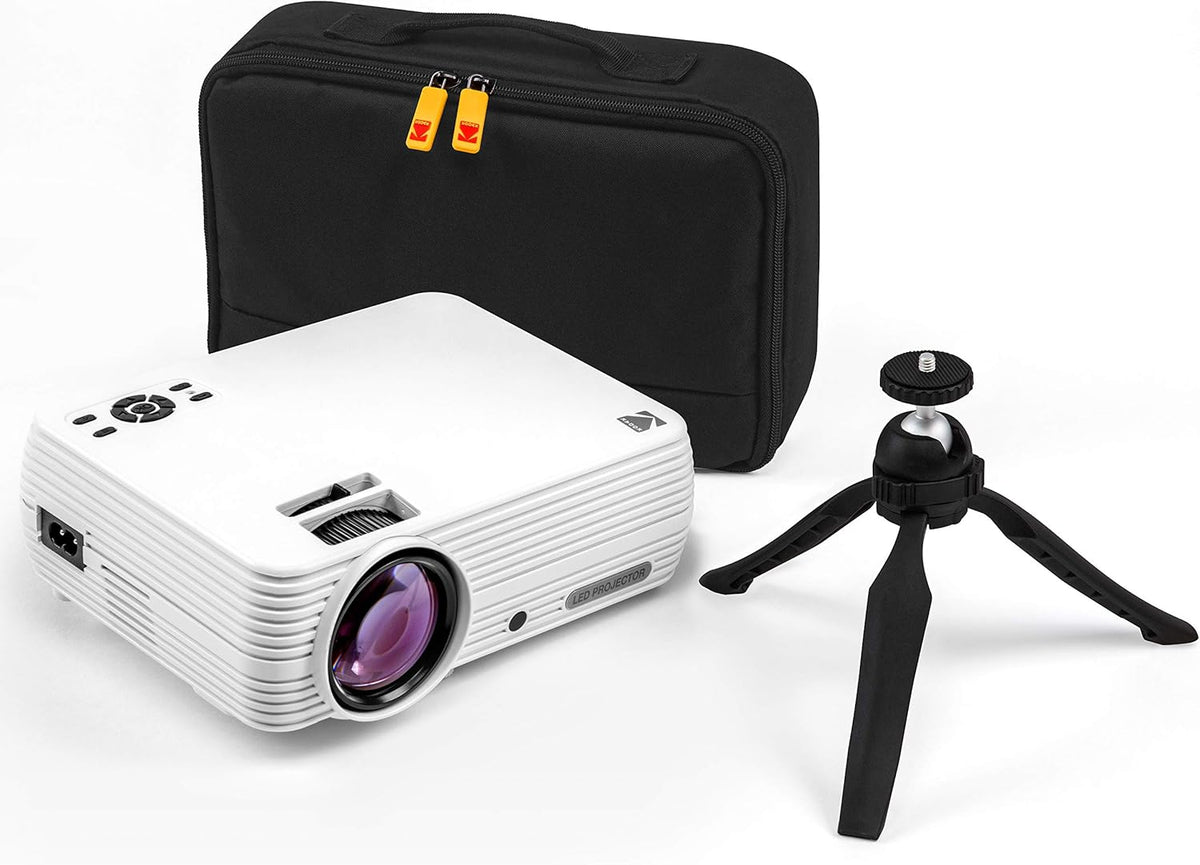 Home Projector with Tripod and Case, 1080p HD I77008