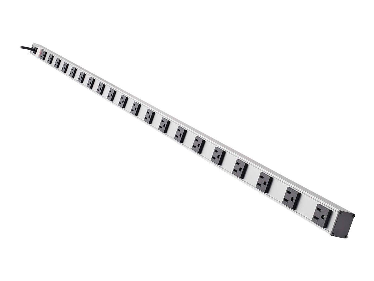 20 Outlet 15A Cord Vertical Metal Power Strip X9110