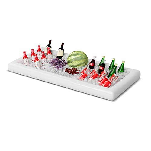 Large Inflatable Ice Serving Bar with Drain Plug D488069