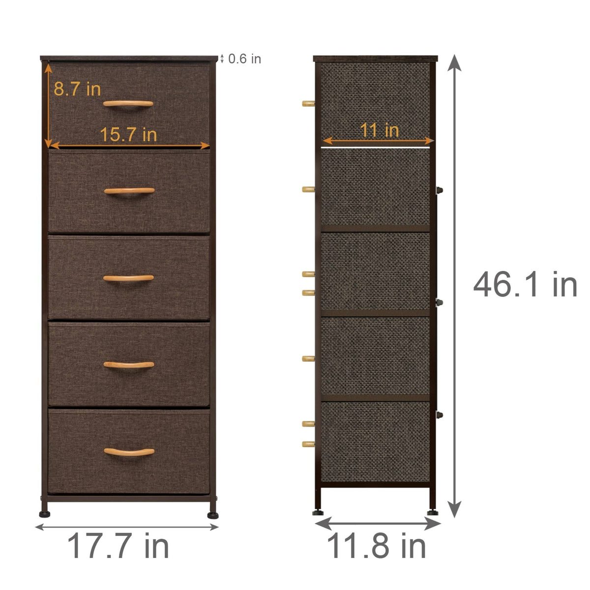 Vertical Dresser Storage Tower W9071