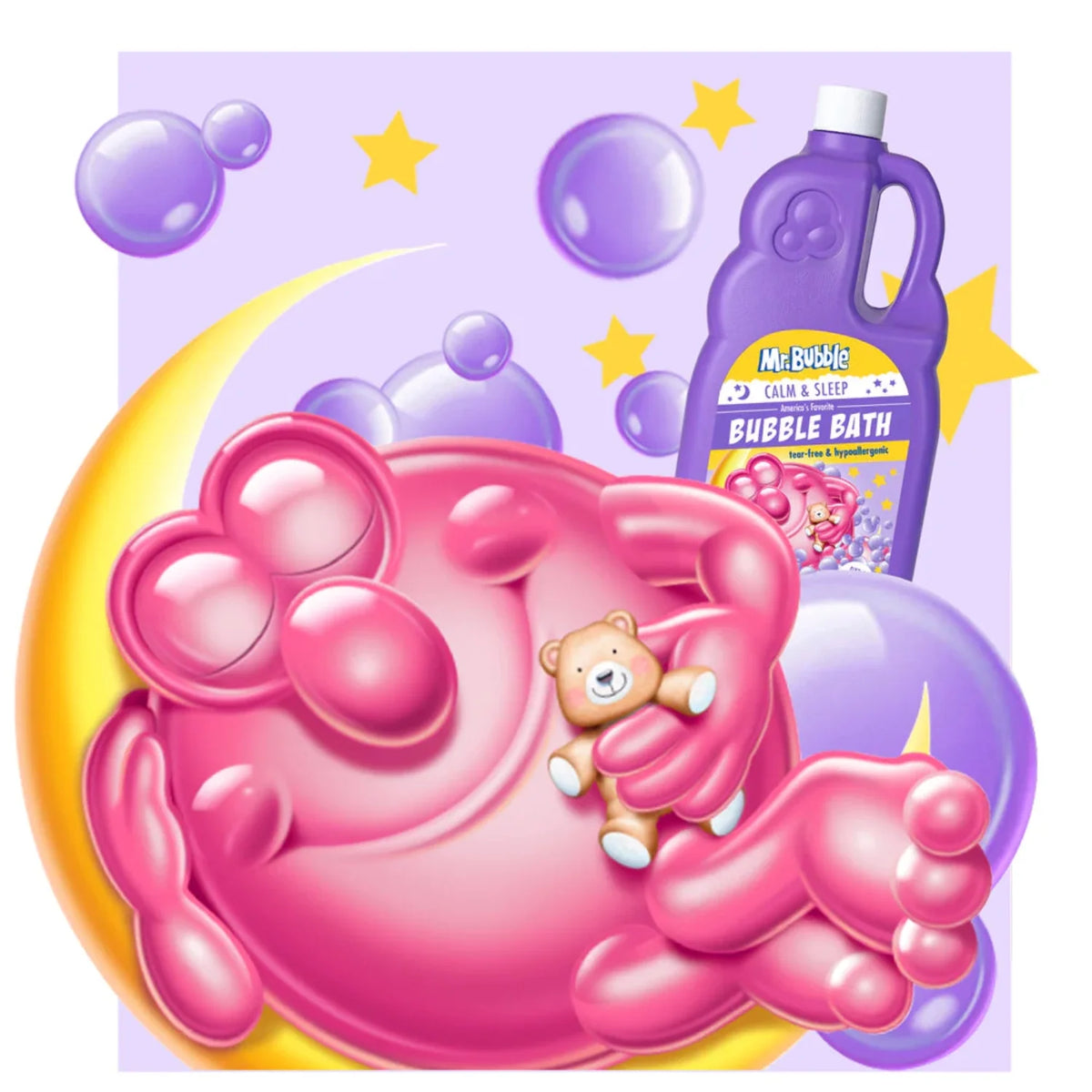 Calm & Sleep Bubble Bath with Lavender, Eucalyptus and Chamomile Scent H5702