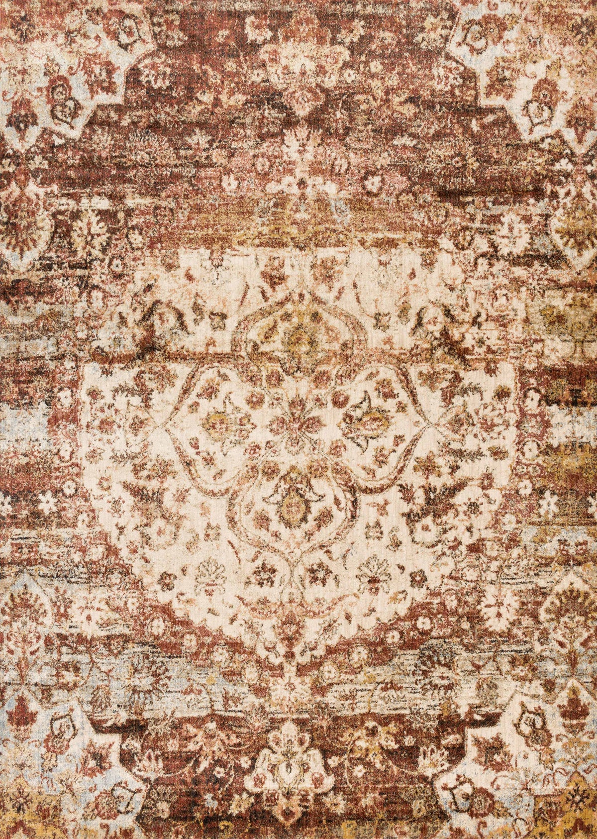 Rust Ivory Rug 6'7 x 9'2 C62827