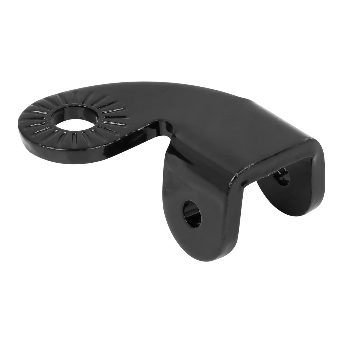 Bicycle Trailer Coupler Attachment Black Silver Tone Q210601