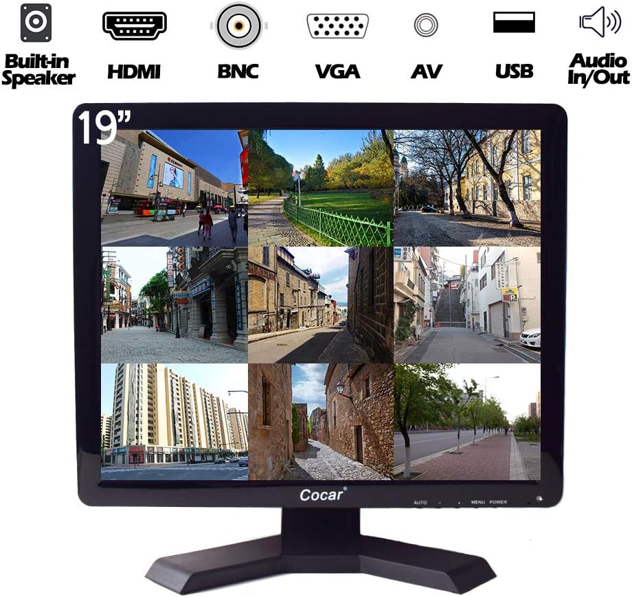 17 inch CCTV Monitor with VGA HDMI AV BNC Ports H1301