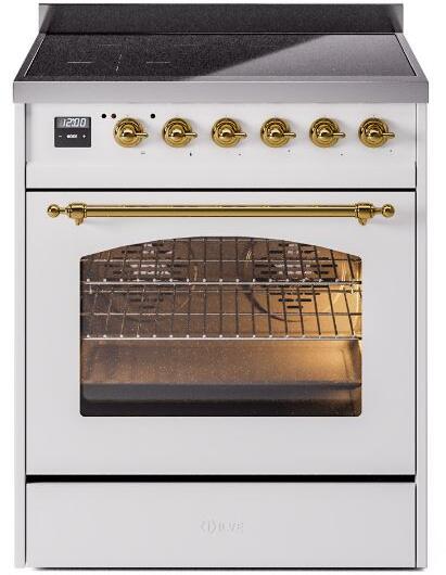 White Induction Range with Electric Oven W223846