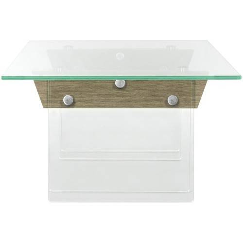 Grey/Clear Glass Coffee Table X6120