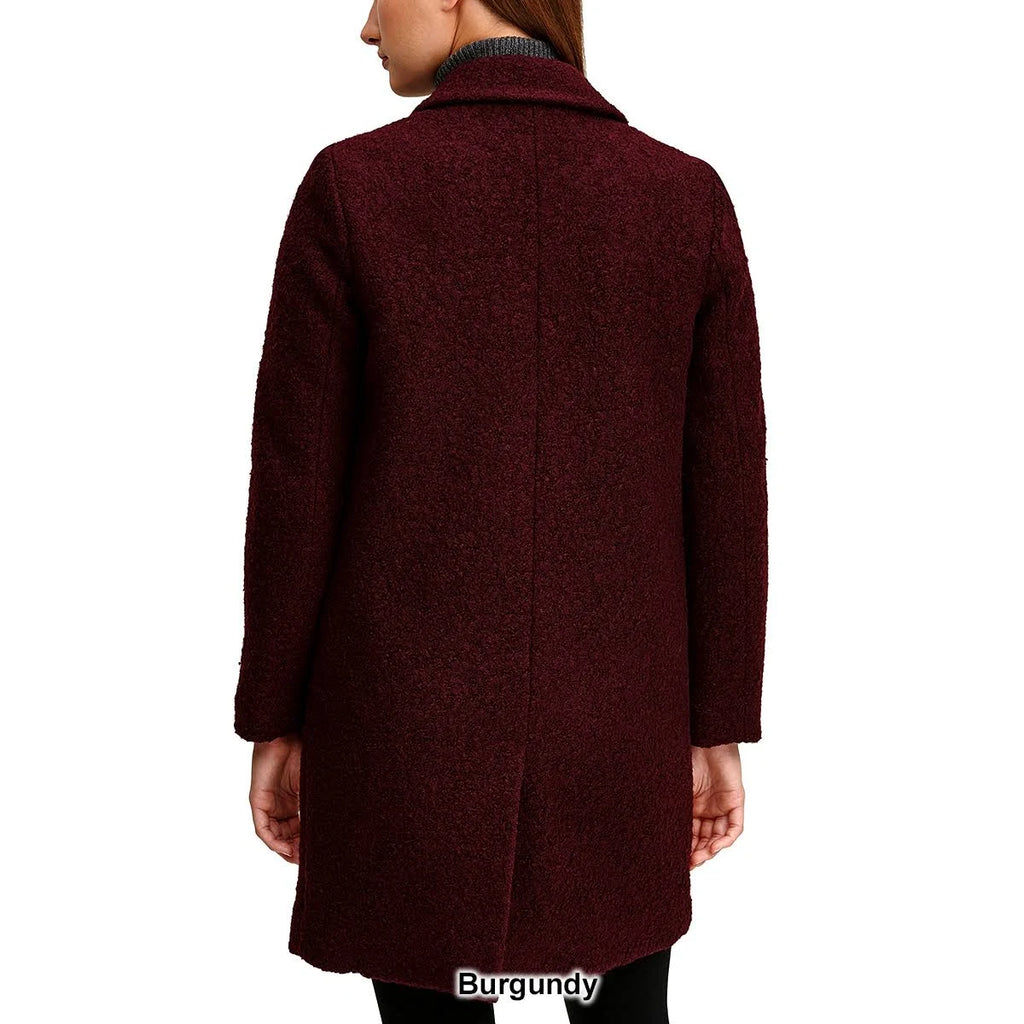 Dark Camel Boucle Coat N580