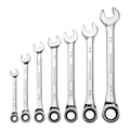 SAE Ratcheting Combination Wrench Set, 7-Piece I3846