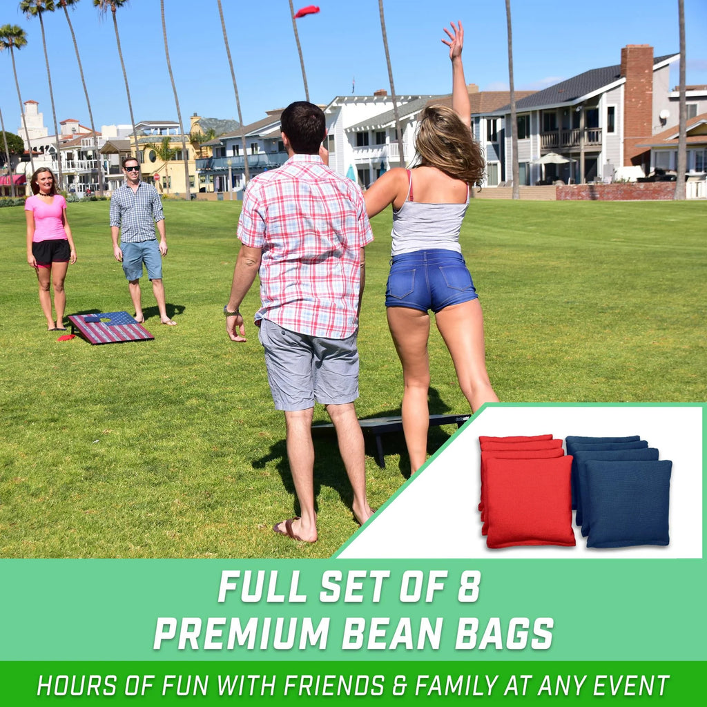 American Flag Cornhole Set with 8 Bean Bags G722