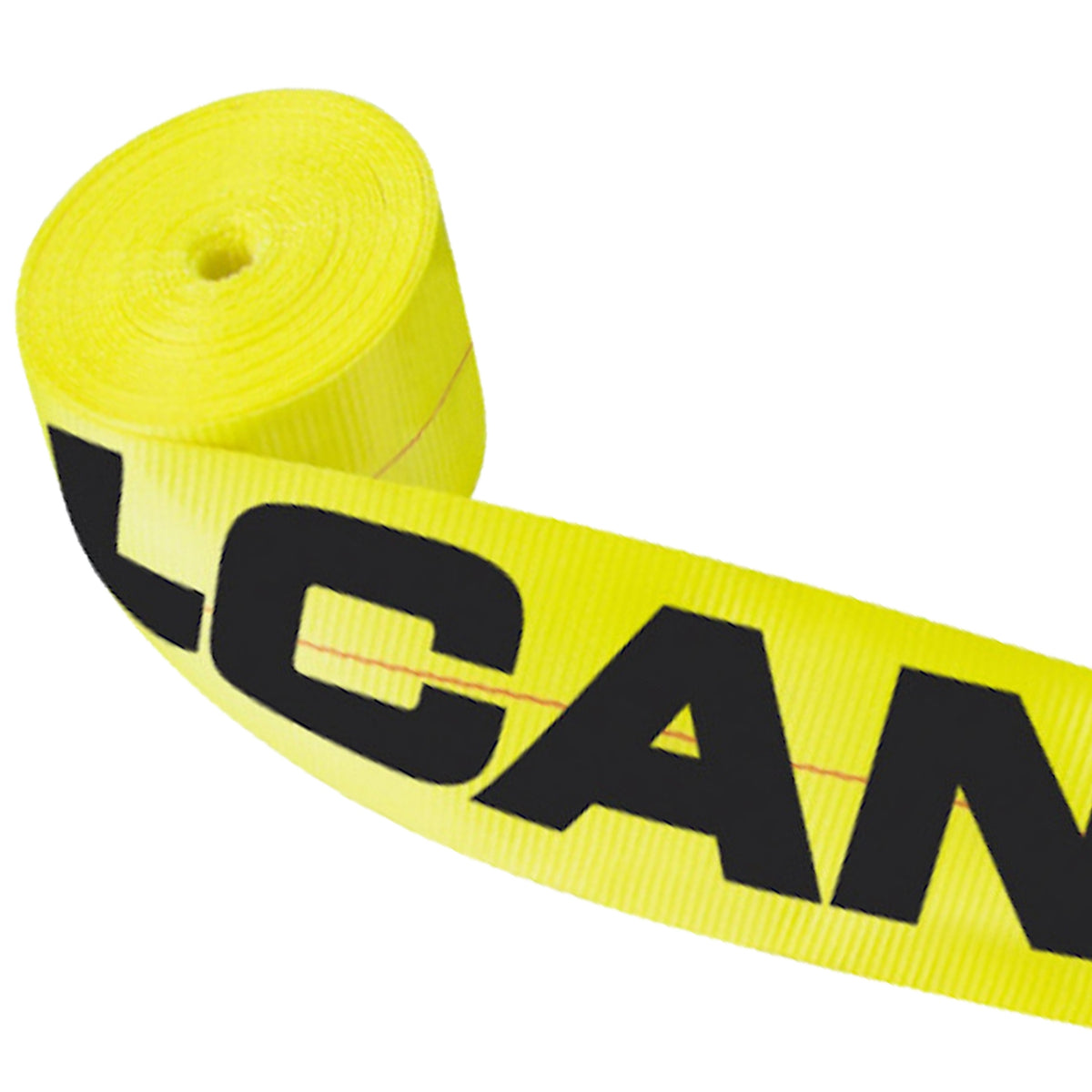 4 Inch x 30 Foot Yellow Winch Strap with Chain Anchor H426119