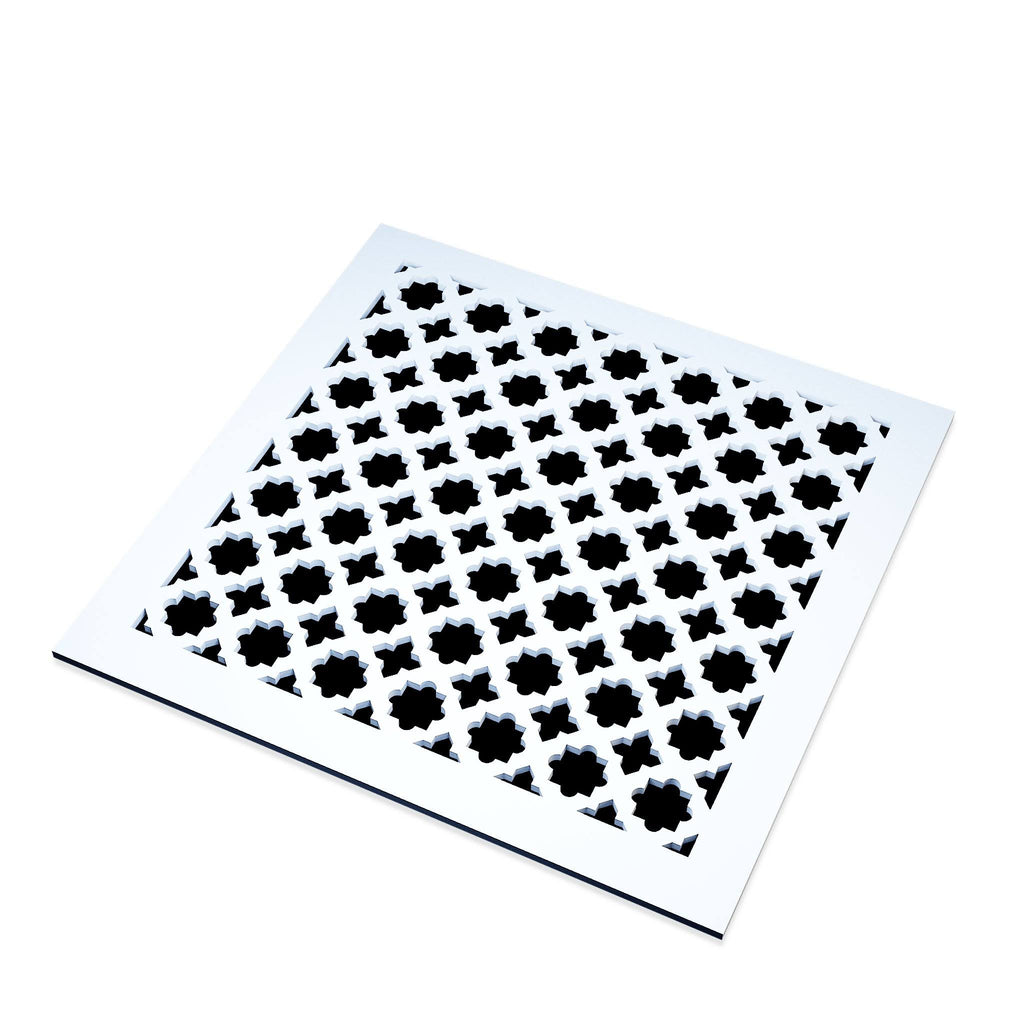 White Acrylic Air Vent Cover Grille 14x22 Duct Opening Z531340