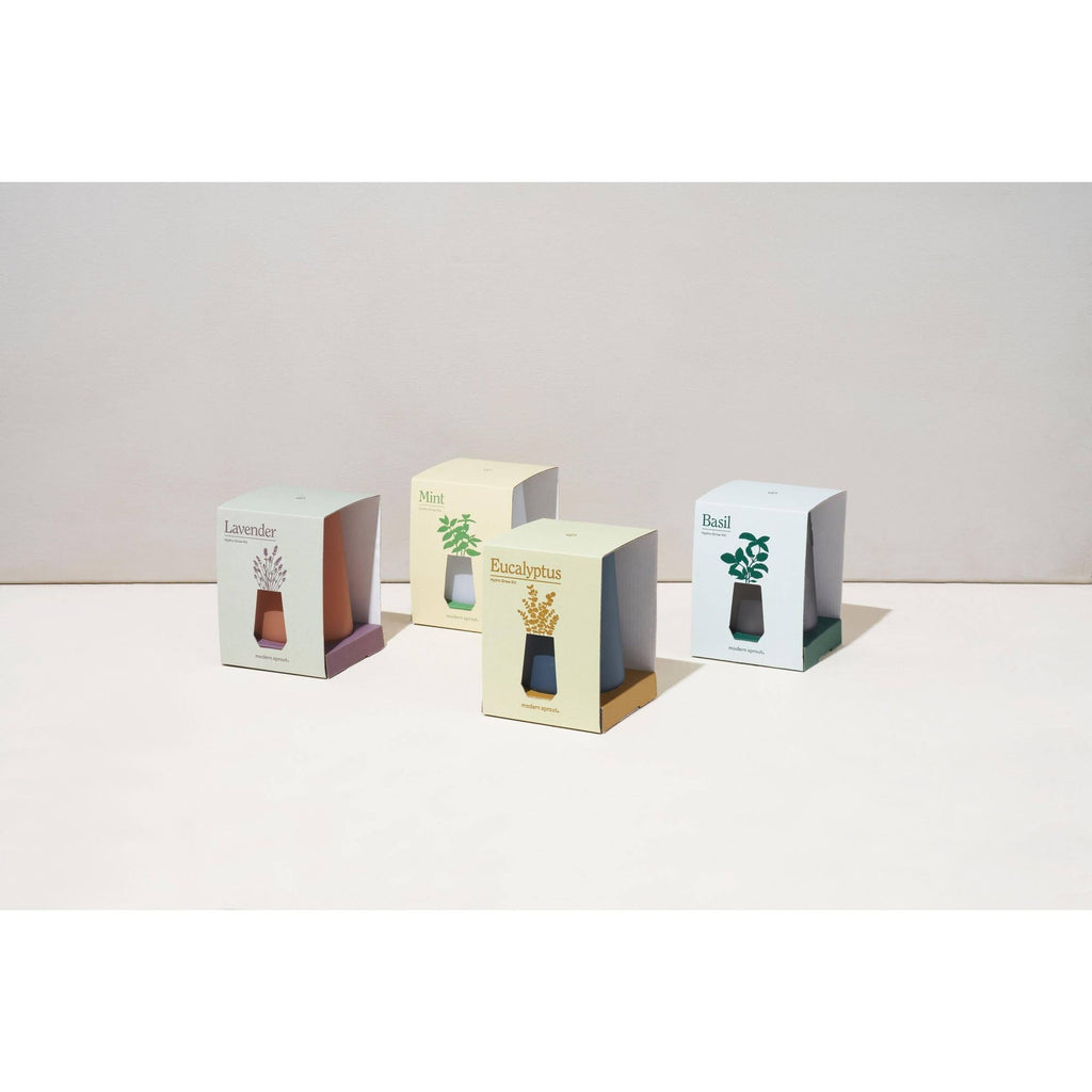 Tapered Tumbler Grow Kits, Indoor Garden Kit, Lavender & Eucalyptus (2 Jars) Z273200