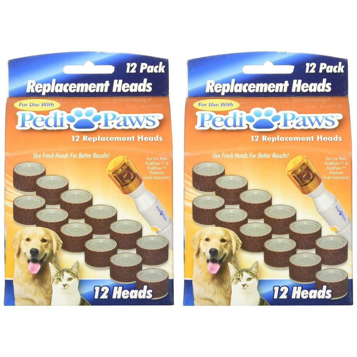 Pedipaws Replacement Filing Heads F826297