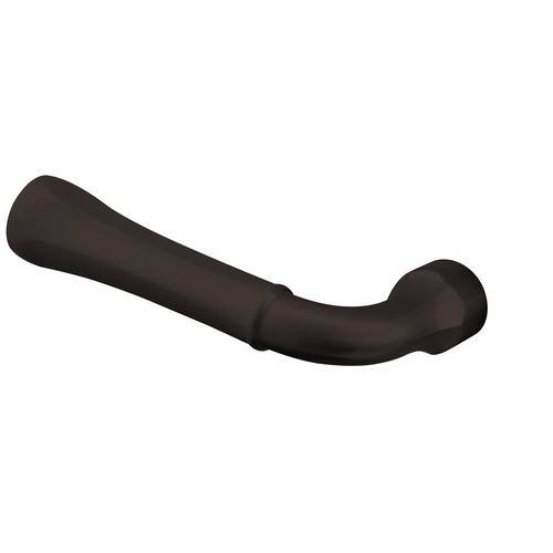 Satin Brass and Brown Single Left Hand Estate Lever Y615