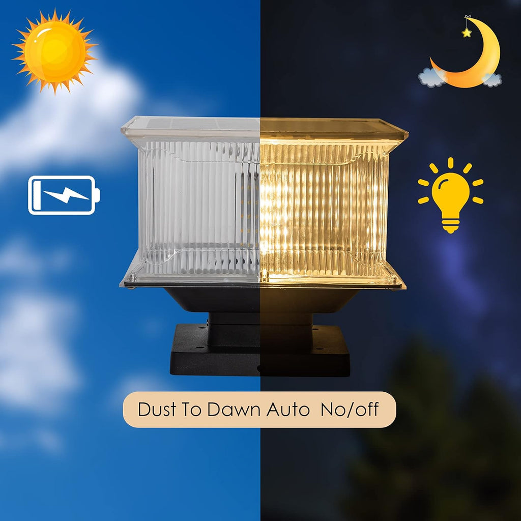 Solar Post Cap Lights 2 Pack N5598
