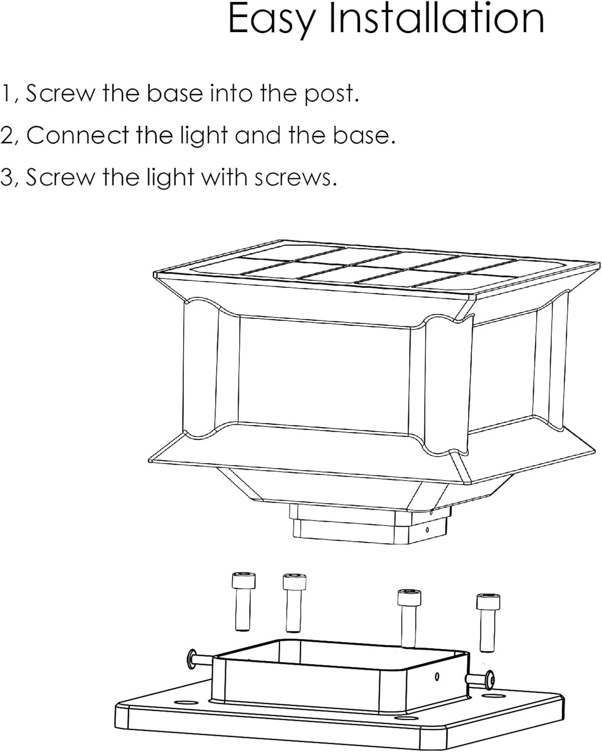 Solar Post Cap Lights 2 Pack N5598