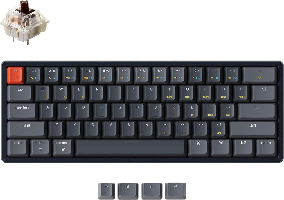 60% Layout RGB Hot-Swappable Wireless Mechanical Keyboard Q458827