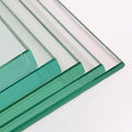 Rectangle Glass Table Top, 36 in x 72 in, Clear H585469