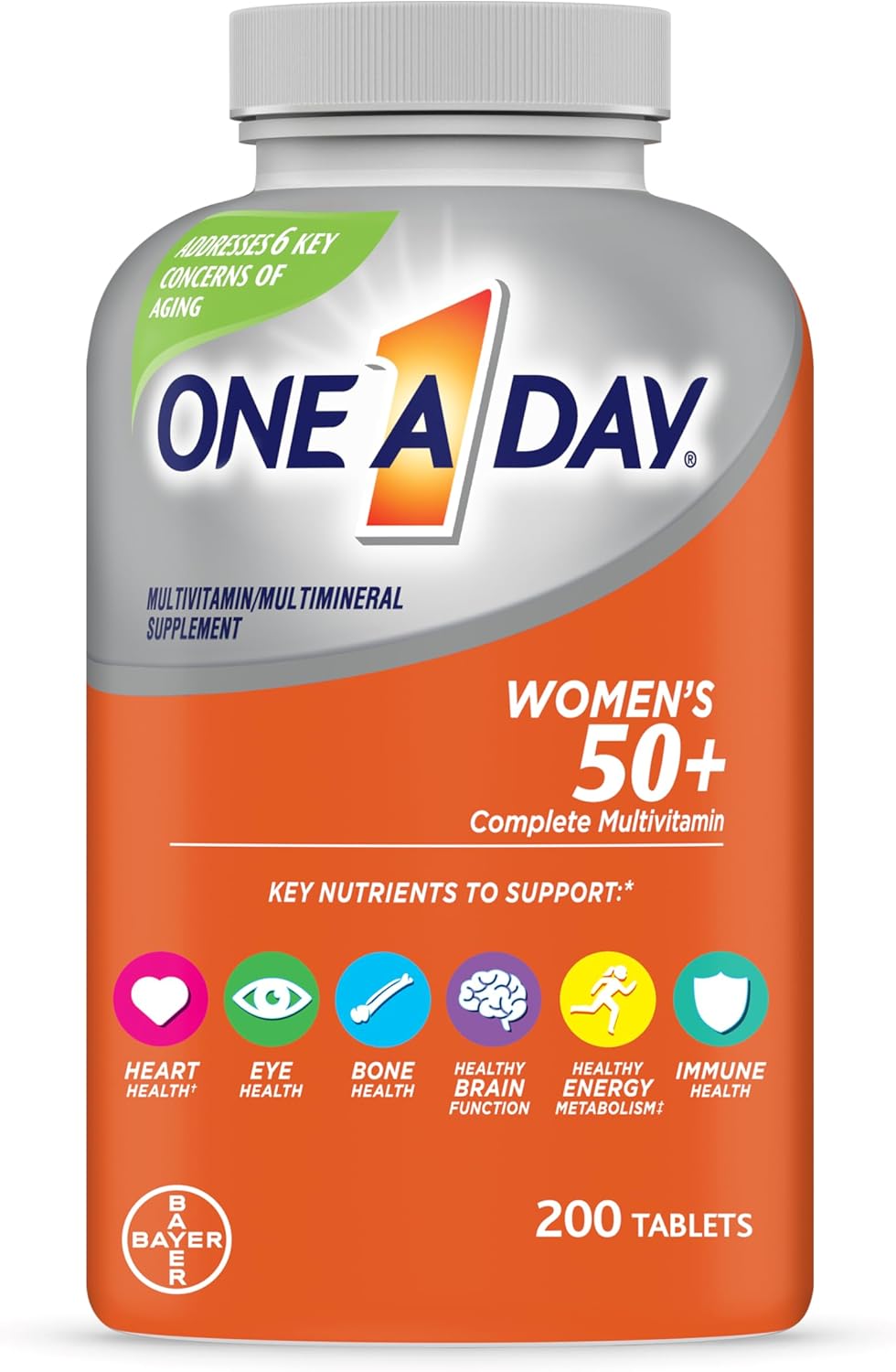 Women’s 50+ Multivitamins Tablet, 200 Count U861