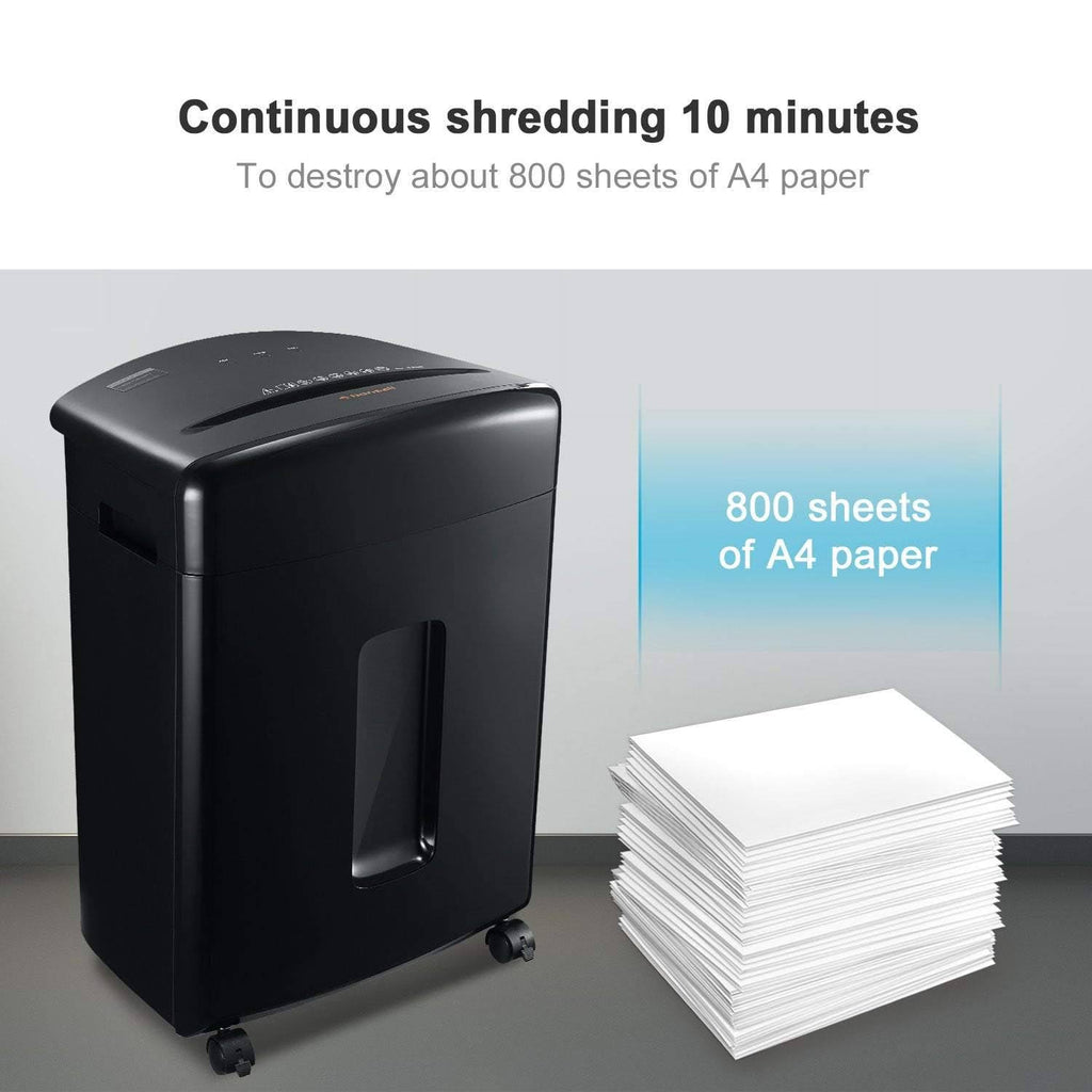 15-Sheet Cross-Cut Paper Shredder Black Q3919